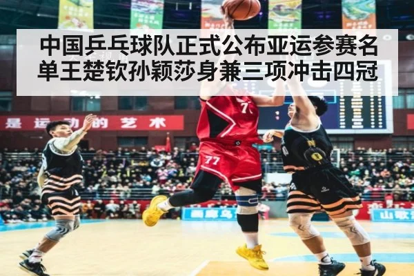 中国乒乓球队正式公布亚运参赛名单王楚钦孙颖莎身兼三项冲击四冠